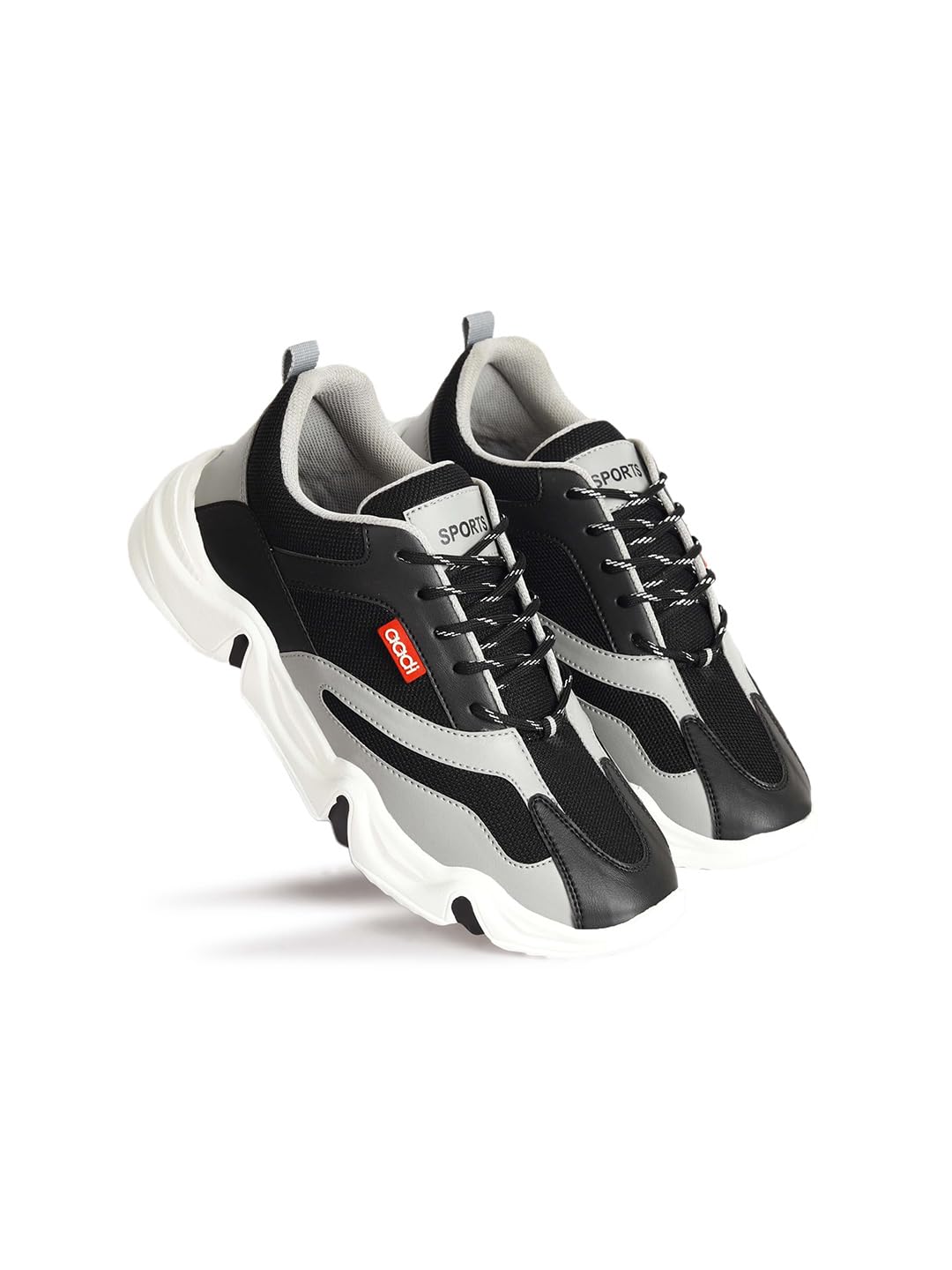 AADI Men's Synthetic Leather Outdoor Casual Shoes