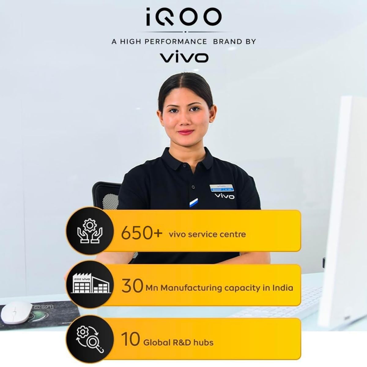 iQOO Neo 10R 5G (Raging Blue, 8GB RAM, 128GB Storage) | Snapdragon 8s Gen 3 Processor | India's Slimmest 6400mAh Battery Smartphone | Segment's Most Stable 90FPS for 5 Hours