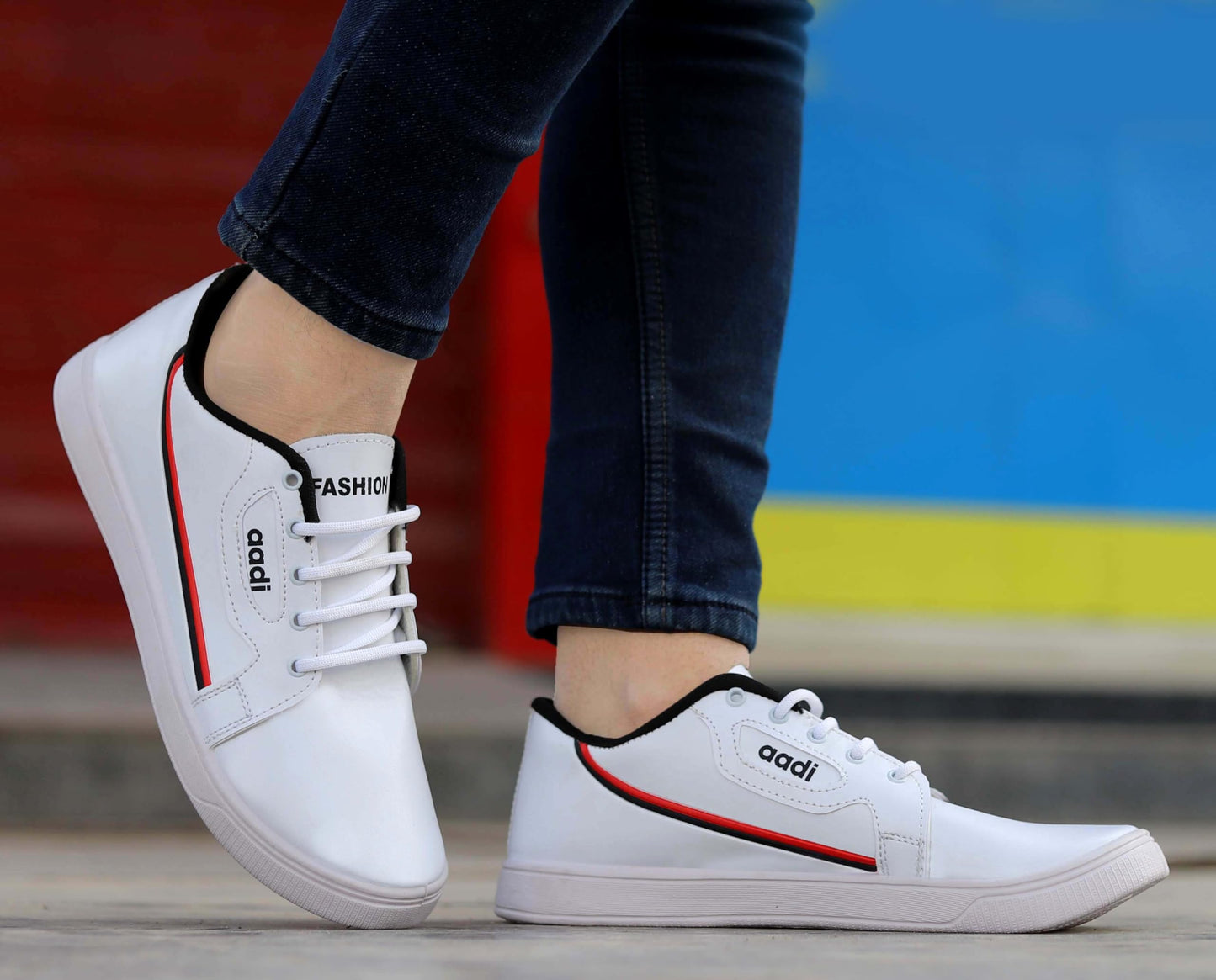 AADI Men's Synthetic Leather Outdoor Casual Shoes