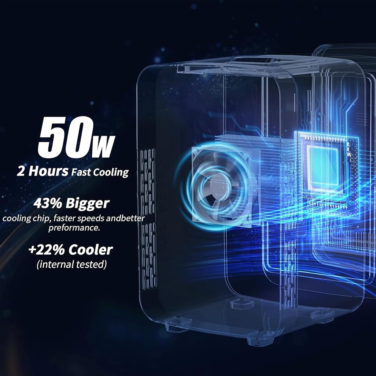 KILIG Frio Portable Mini Fridge 10 Litre with cooler and Warmer Function, Skincare Fridge for Bedroom, Thermoelectric Cooler and Warmer Small Refrigerators for Drink, Office, Car, White