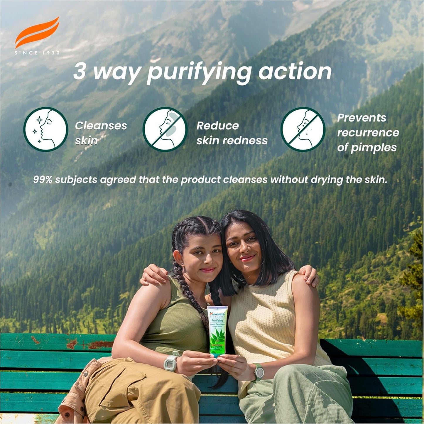 Himalaya Purifying Neem Face Wash|Clinically proven to fight against acne and pimples|Gently cleanses|100% naturally derived Neem|Works from 1st wash|For both men and women|400 ml
