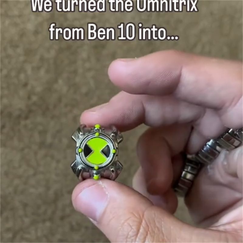 Omnitrix Ring ben10 Teenage Hacker Fashion Personalized Ring