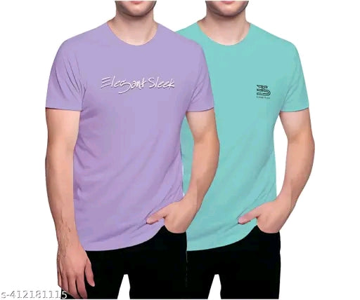 round neck t shirts for men pack of 2